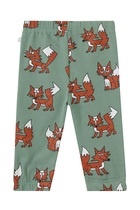 Fox Print Organic Cotton Sweatpants